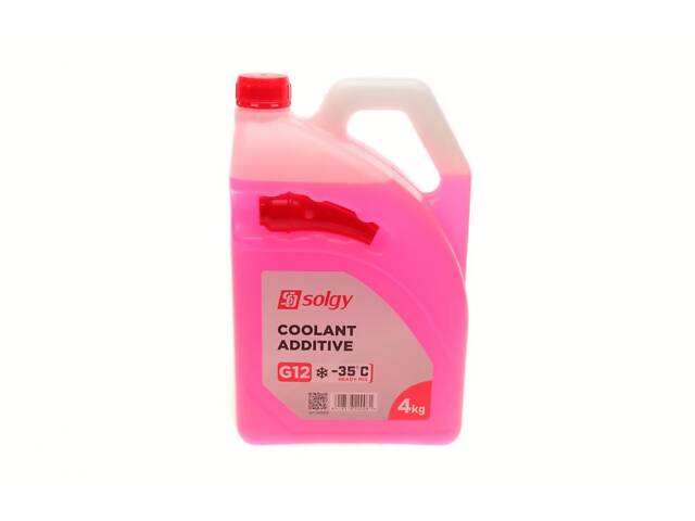 SOLGY 503008 Антифриз (червоний) G12 (4kg) (-35°C готовий до застосування)