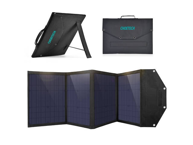 Солнечное зарядное устройство CHOETECH 100W Foldable Solar Charger (SC009) - Фото 3
