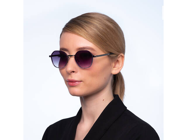 Сонцезахисні окуляри жіночі 094-574 Фешн-класика LuckyLOOK - Фото 5