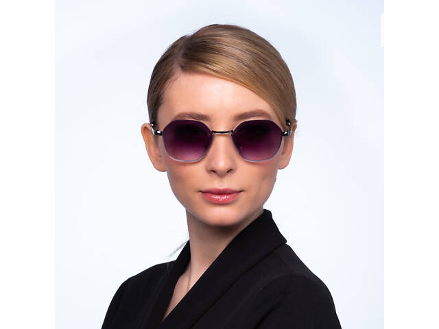 Сонцезахисні окуляри жіночі 094-574 Фешн-класика LuckyLOOK - Фото 6