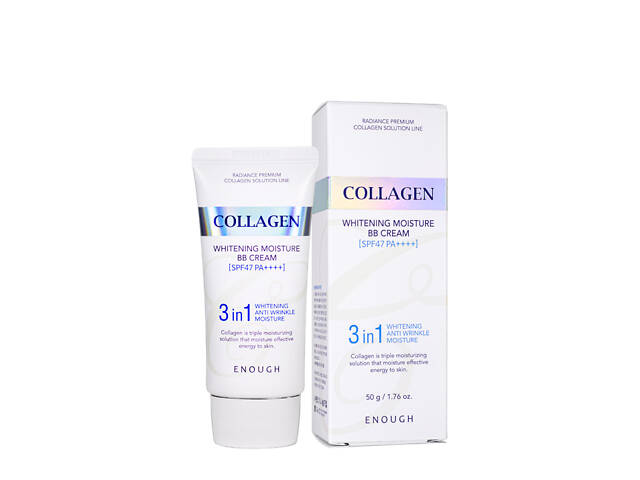 Солнцезащитный BB-крем Enough Collagen Whitening Moisture BB Cream SPF47 PA+++