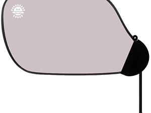 Солнцезащитный козырек для автомобиля (на присоске) (0.58x0.36m) Pink