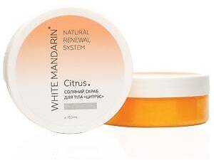 Соляной скраб для тела Цитрус White Mandarin 150 мл