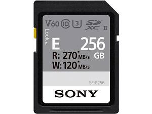 Sony Карта памяти 256GB SDXC C10 UHS-II U3 V60 R270/W120MB/s Entry