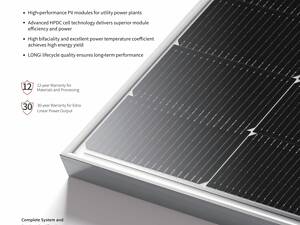 Сонячна панель Longi Solar 575w Bifacial