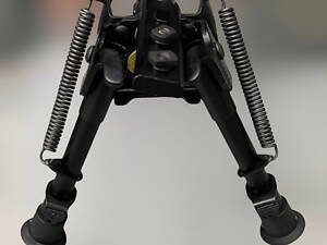 Сошки Harris Bipod S-BRM-MLOK, 152-229 мм, шарнірна база, підпружинені ніжки з гумовими наконечниками