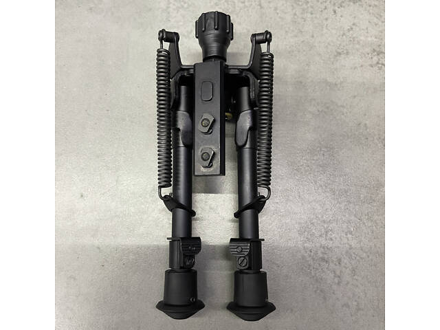 Сошки Harris Bipod S-BRM-MLOK, 152-229 мм, шарнирная база, подпружиненные ножки с резиновыми наконечниками - Фото 5