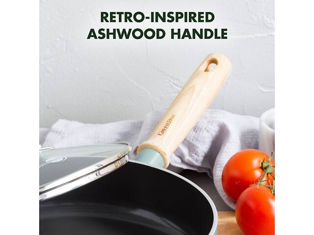 Сотейник із кришкою GreenPan Mayflower CC001682-001 24 см 2.6 л небесно-блакитний - Фото 4