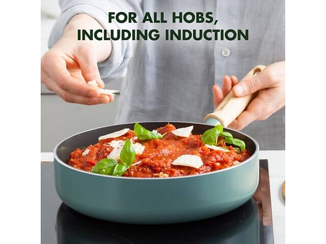 Сотейник із кришкою GreenPan Mayflower CC001682-001 24 см 2.6 л небесно-блакитний - Фото 5