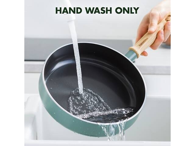 Сотейник із кришкою GreenPan Mayflower CC001682-001 24 см 2.6 л небесно-блакитний - Фото 6