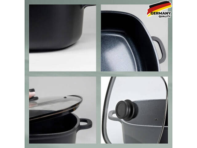 Сотейник Kela Atura з кришкою 28х28 см, 6 л (15166) - Фото 2