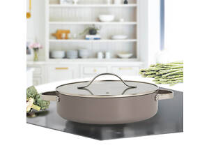 Сотейник Maestro Shallow MR-4009-28S 28 см 3.9 л бежевий