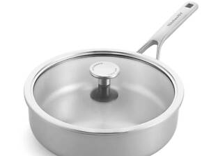 Сотейник со стеклянной крышкой KitchenAid MSS СС003251-001 24 см 3.1 л серебристый