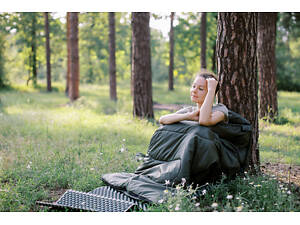 Спальний мішок Totem Fisherman XXL ковдра з капюш лівий olive 180+40/90 UTTS-013