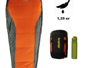 Спальний мішок Tramp Fjord Regular кокон правий orange/grey 200/80-55 UTRS-049R