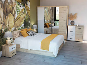 Спальня Marsylia (белый / дуб Артизан)