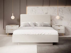 Спальный гарнитур Lante V, песочный бежевый / золотой