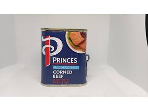Класична британська солонина з пониженим вмістом солі Princes Reduced Salt Corned Beef
