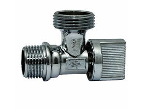 Спеціалізований кран SANTAN кутовий, кульовий для пральної машини 1/2'х3/4'