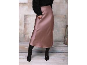 Юбки ISSA PLUS 12355 XXL темно-бежевый