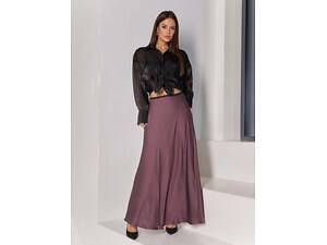 Юбки ISSA PLUS 14127 M коричневый