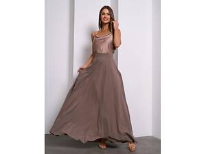 Юбки ISSA PLUS 14128A XL коричневый