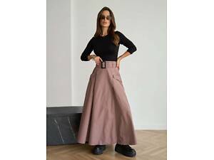 Юбки ISSA PLUS 14836 XL коричневый