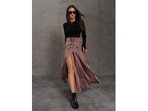 Юбки ISSA PLUS 14837 M коричневый