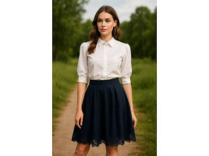 Юбка арт 319 синий (56 см)