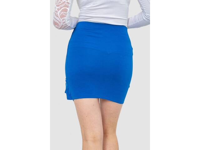 Спідниця, колір синій, 244R102-1 - Фото 4