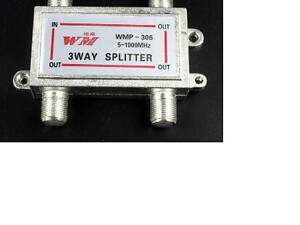 Спліттер по коаксіальному кабелю 1x3