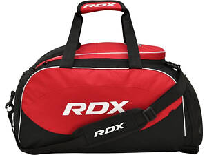 Спортивна сумка RDX R1 Duffel Bag with Backpack Straps Black/Red