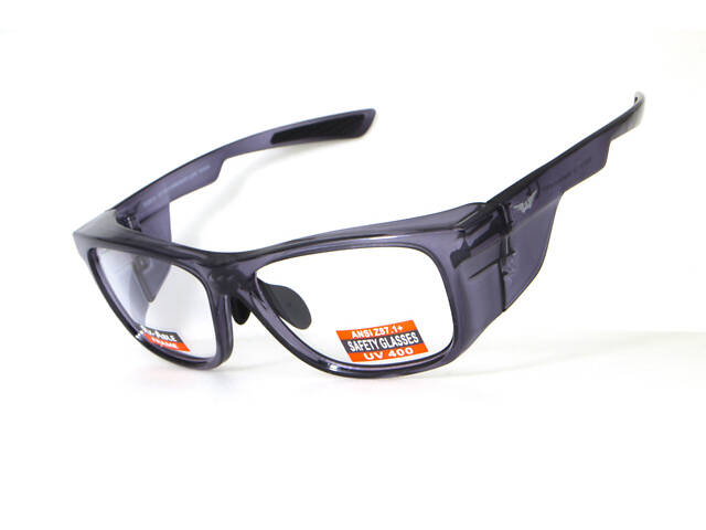 Спортивная оправа под диоптрии Global Vision RX-T Gray (rx-able) (clear) прозрачные - Фото 6