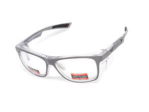 Окуляри під діоптрії Global Vision RX-T Сrystal Gray (rx-able) (clear), прозорий в двокольоровій оправі