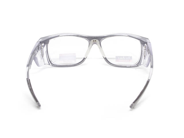 Окуляри під діоптрії Global Vision RX-T Сrystal Gray (rx-able) (clear), прозорий в двокольоровій оправі - Фото 3