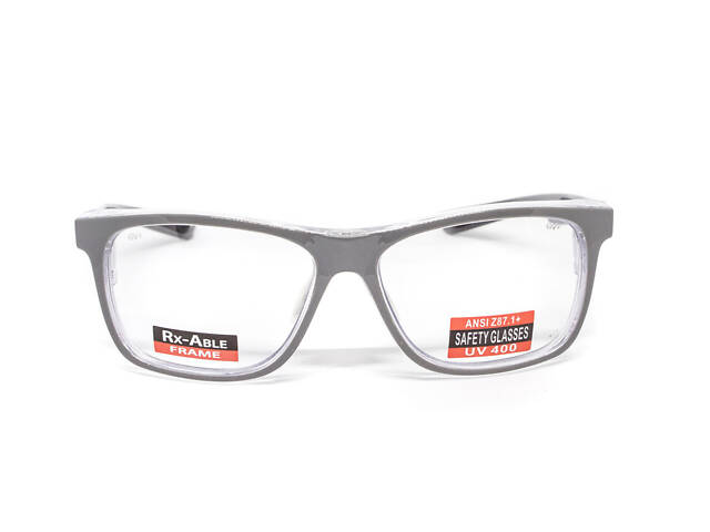 Окуляри під діоптрії Global Vision RX-T Сrystal Gray (rx-able) (clear), прозорий в двокольоровій оправі - Фото 5