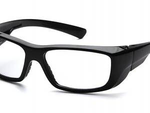 Окуляри під діоптрії Pyramex Emerge Black RX-able (clear) прозорі в чорній оправі