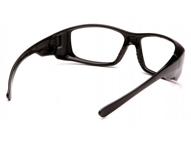 Окуляри під діоптрії Pyramex Emerge Black RX-able (clear) прозорі в чорній оправі - Фото 4