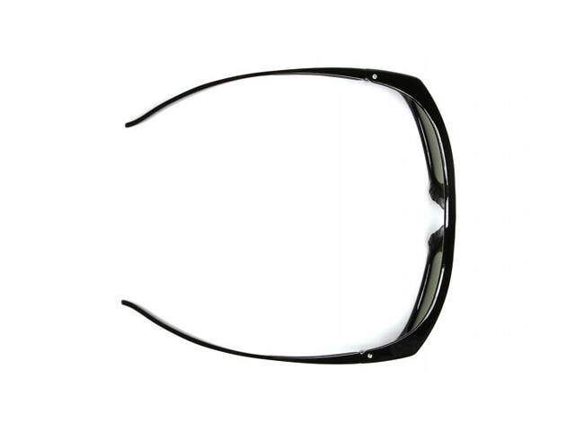 Окуляри під діоптрії Pyramex Emerge Black RX-able (clear) прозорі в чорній оправі - Фото 5