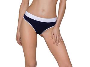 Спортивные трусики-стринги PS007 PANTIES navy blue L - Passion