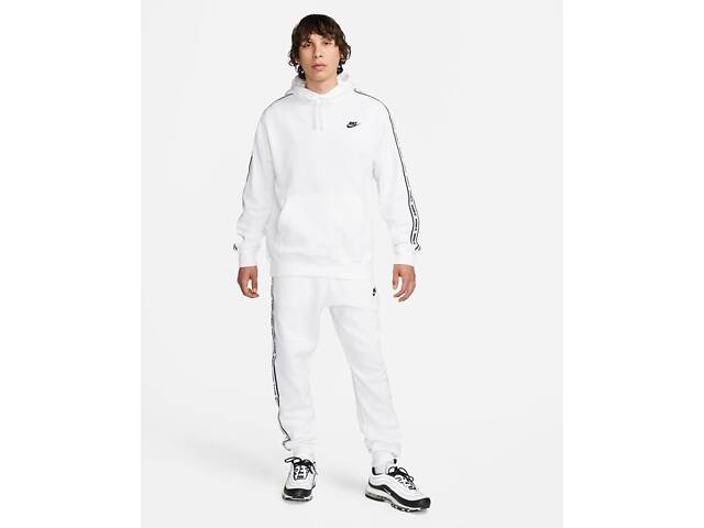 Спортивный костюм мужской Nike Club Fleece Mens Graphic Hooded Track Suit (FB7296-100) XL Белый Спортивный костюм мужской Nike Club Fleece Mens Graphic Hooded Track Suit (FB7296-100) XL Белый