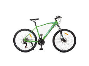Спортивный велосипед зеленый 26 дюймов алюминиевая рама Profi G26VELOCITY A26.1