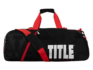 Спортивна сумка TITLE Boxing Champion Sport Bag/Backpack Black/Red
