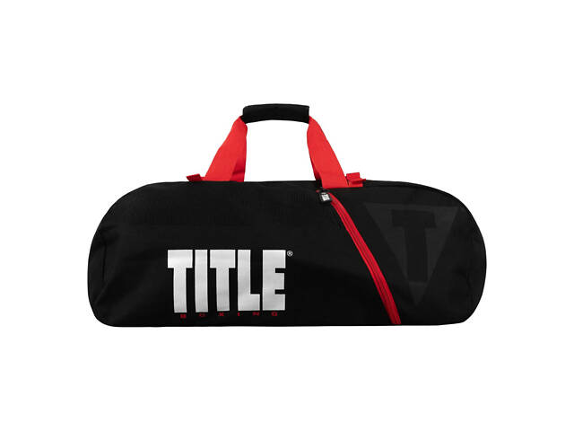 Спортивна сумка TITLE Boxing Champion Sport Bag/Backpack Black/Red - Фото 3