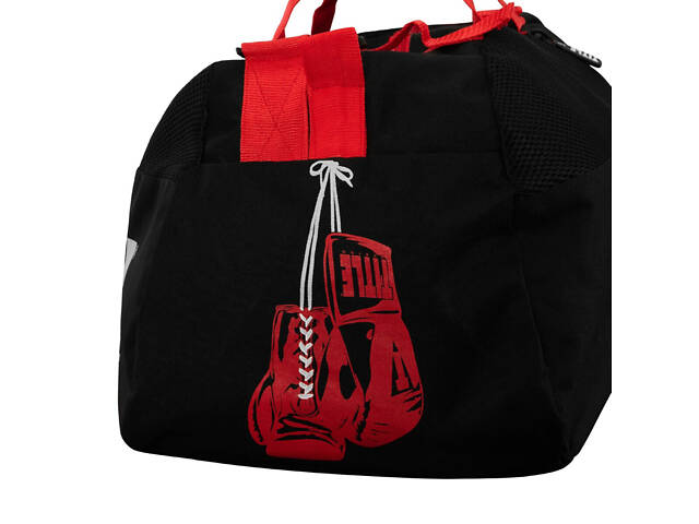 Спортивна сумка TITLE Boxing Champion Sport Bag/Backpack Black/Red - Фото 7