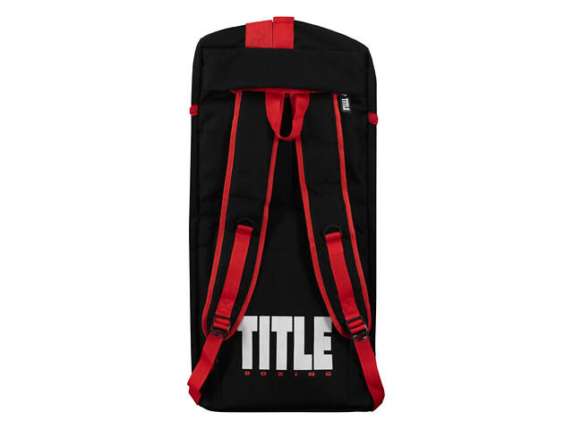 Спортивна сумка TITLE Boxing Champion Sport Bag/Backpack Black/Red - Фото 8