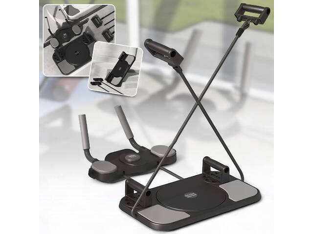 Спортивна дошка 5в1 з висувними ручками та підставкою, що обертається - Фото 4