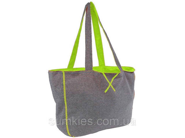 Спортивна бавовняна сумка 15L Corvet сіра - Фото 1