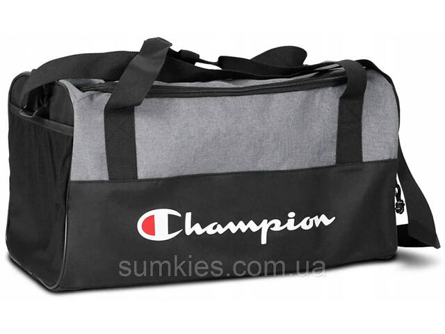 Спортивна сумка 30L Champion Training Bag чорна із сірим - Фото 3