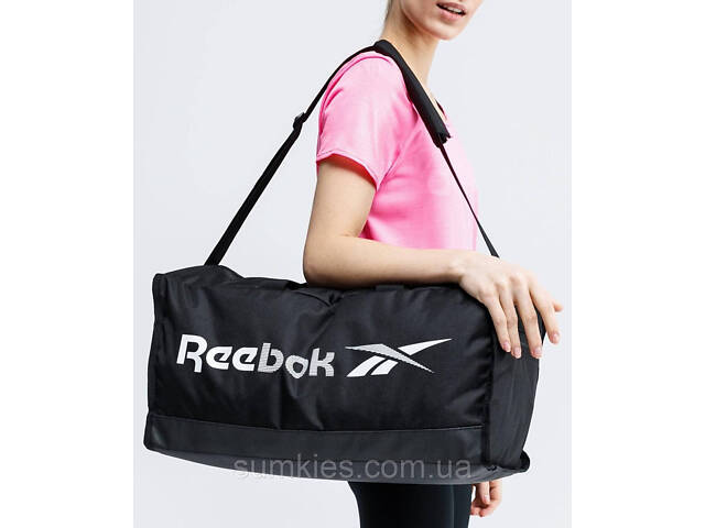 Спортивна сумка 35L Reebok TE M Grip чорна - Фото 2
